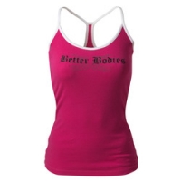Майка Strap rib tank, Pink размеры S-L