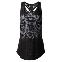 Майка  в готическом стиле Burnout Tank  Black   размеры S-L