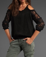 Топ Cold Shoulder Sweatshirt