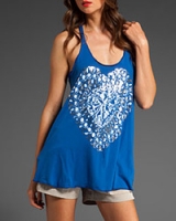 Топ Ella Racerback Gem Heart
