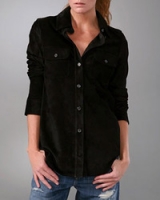 Рубашка Bonfire Suede Shirt