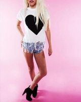 Топ Black Heart, Fringle Tee