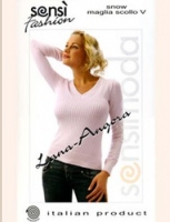Snow Maglia Scollo V M. Lunga