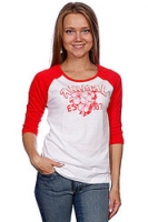 Футболка женская Animal Martel White/Red
